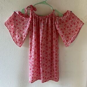 Manuhealii short dress cold shoulder style